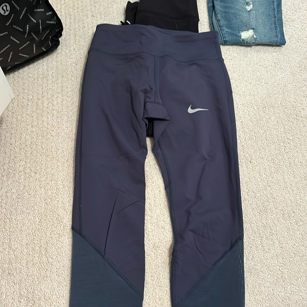 nike running leggings cropped